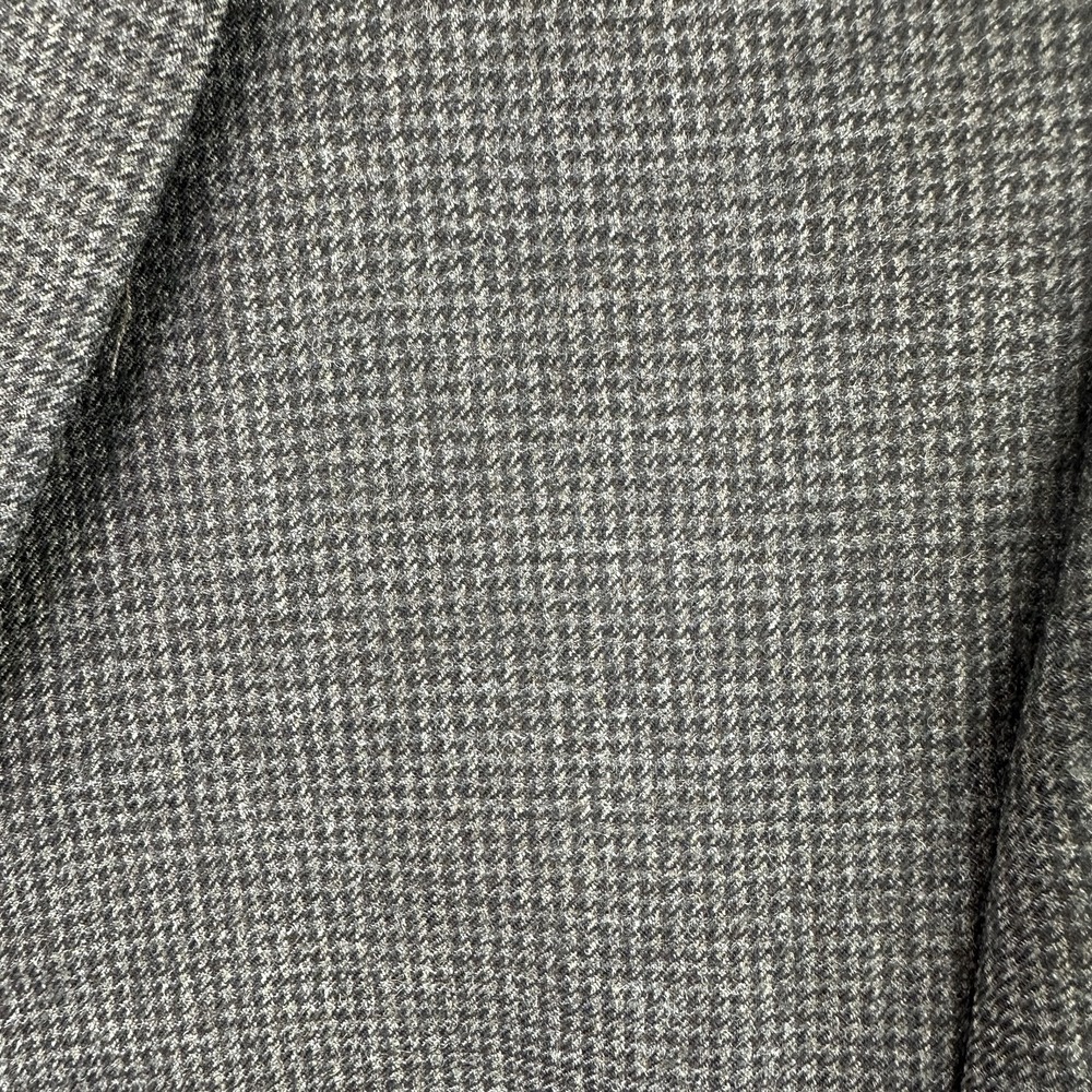 Jos A Bank Sport Coat 46L Wool Cashmere Brown Houndstooth Blazer Mens - Picture 2 of 9